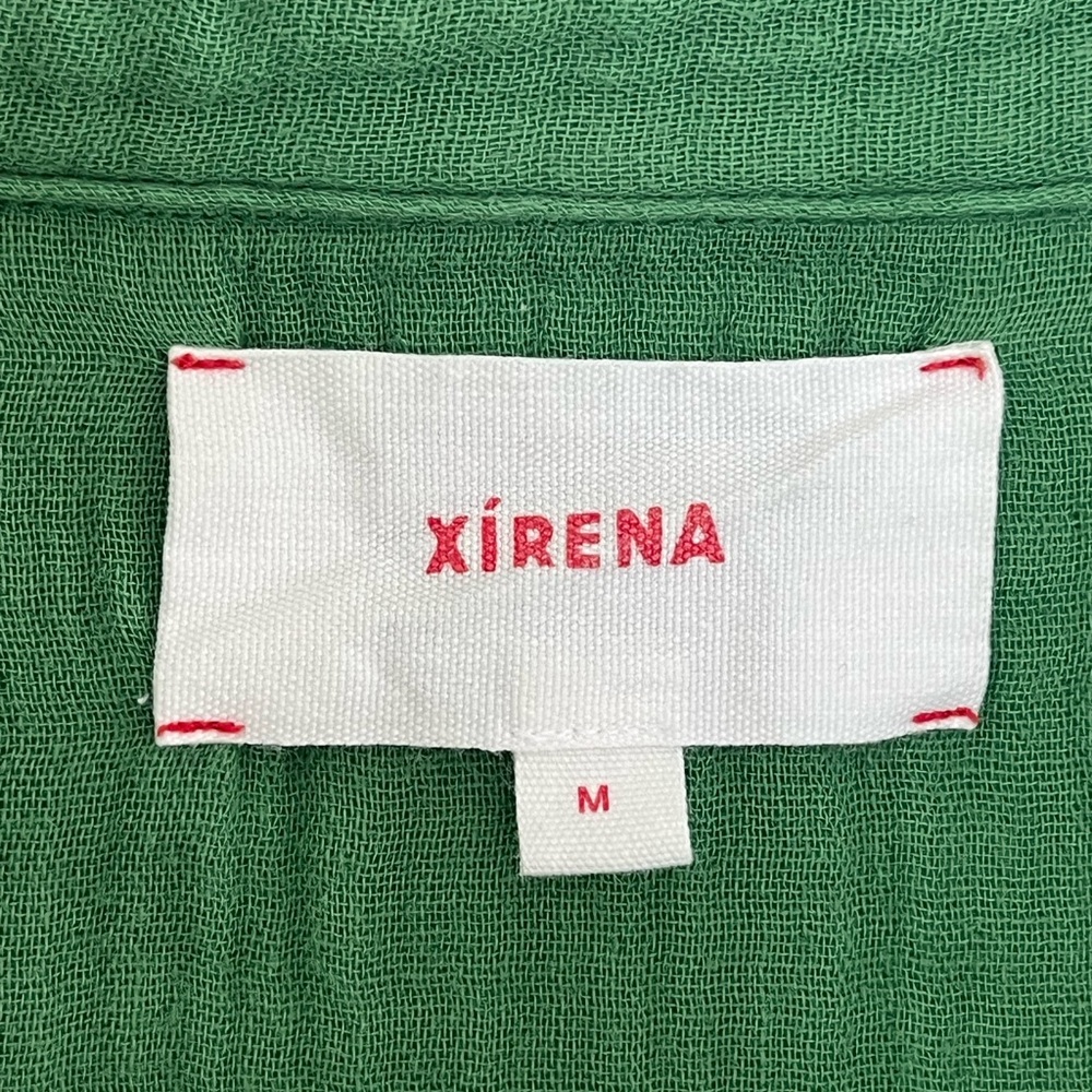 XiRENA Emerald Green Gauzy Top, size Medium - Picture 3 of 7
